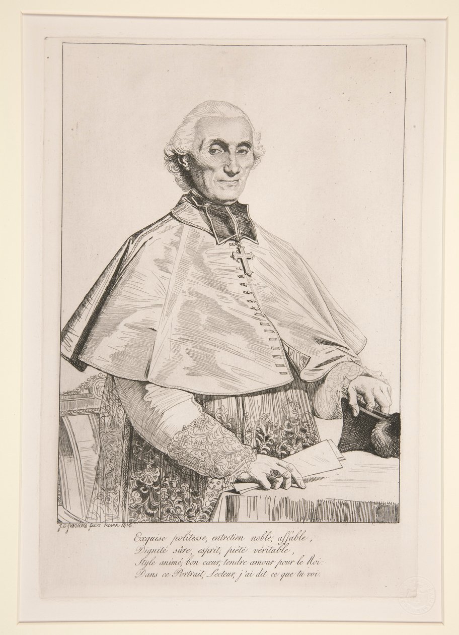 Gabriel Cortois de Pressigny de Jean Auguste Dominique Ingres