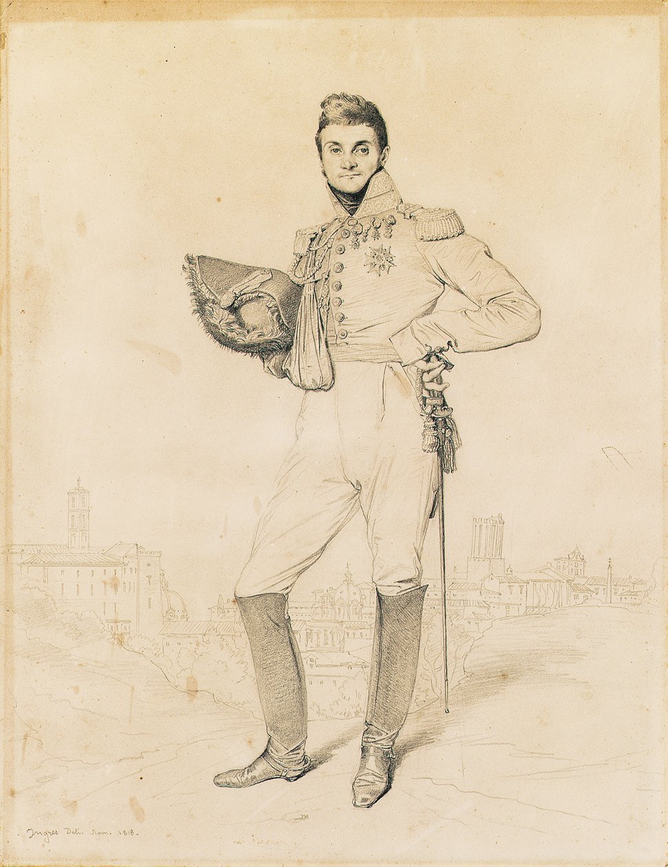 General Louis-Etienne Dulong de Rosnay de Jean Auguste Dominique Ingres