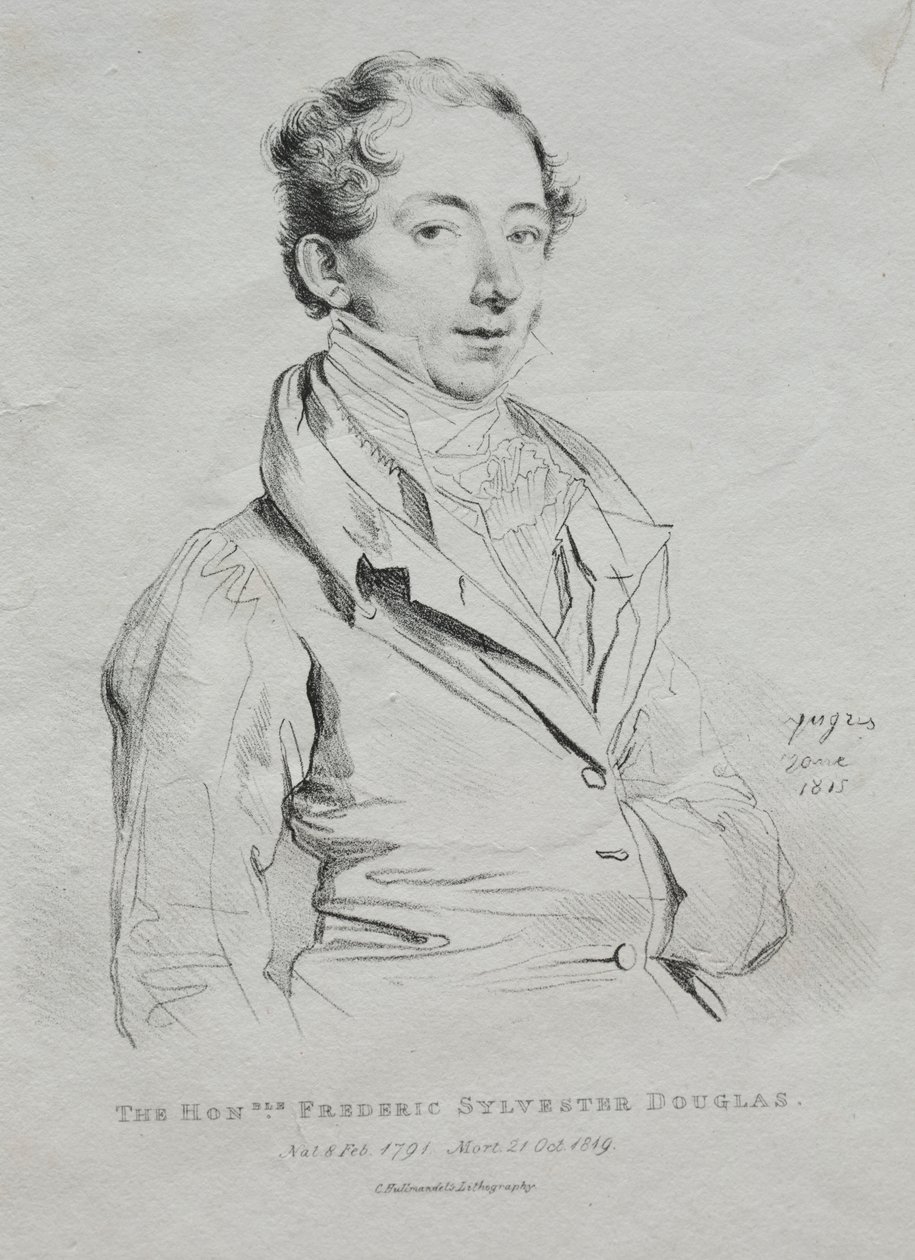 Honorable Frederic Sylvester Douglas, 1815 de Jean Auguste Dominique Ingres