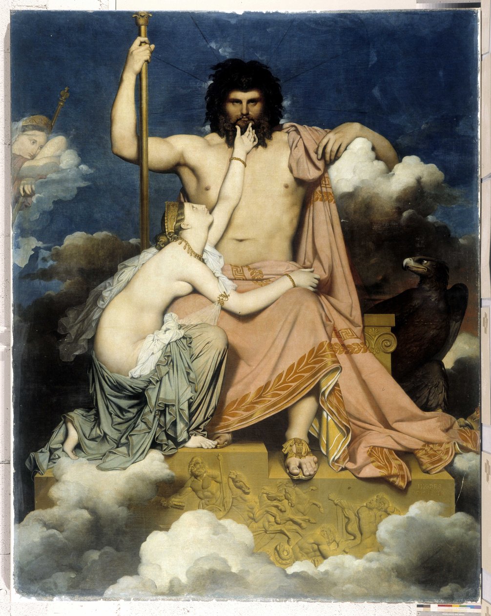 Júpiter y Tetis de Jean Auguste Dominique Ingres