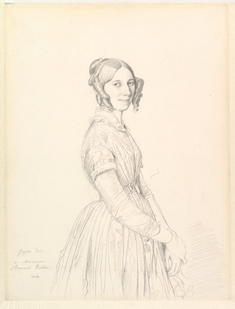 Madame Armand Bertin, de soltera Marie-Anne-Cécile Dollfuss de Jean Auguste Dominique Ingres