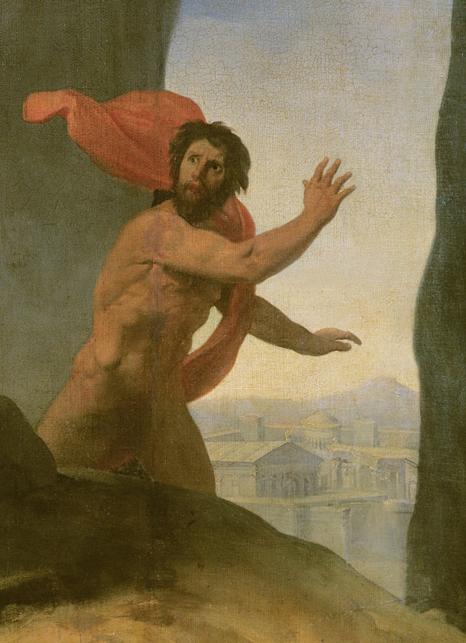 Edipo y la Esfinge, 1808 de Jean Auguste Dominique Ingres