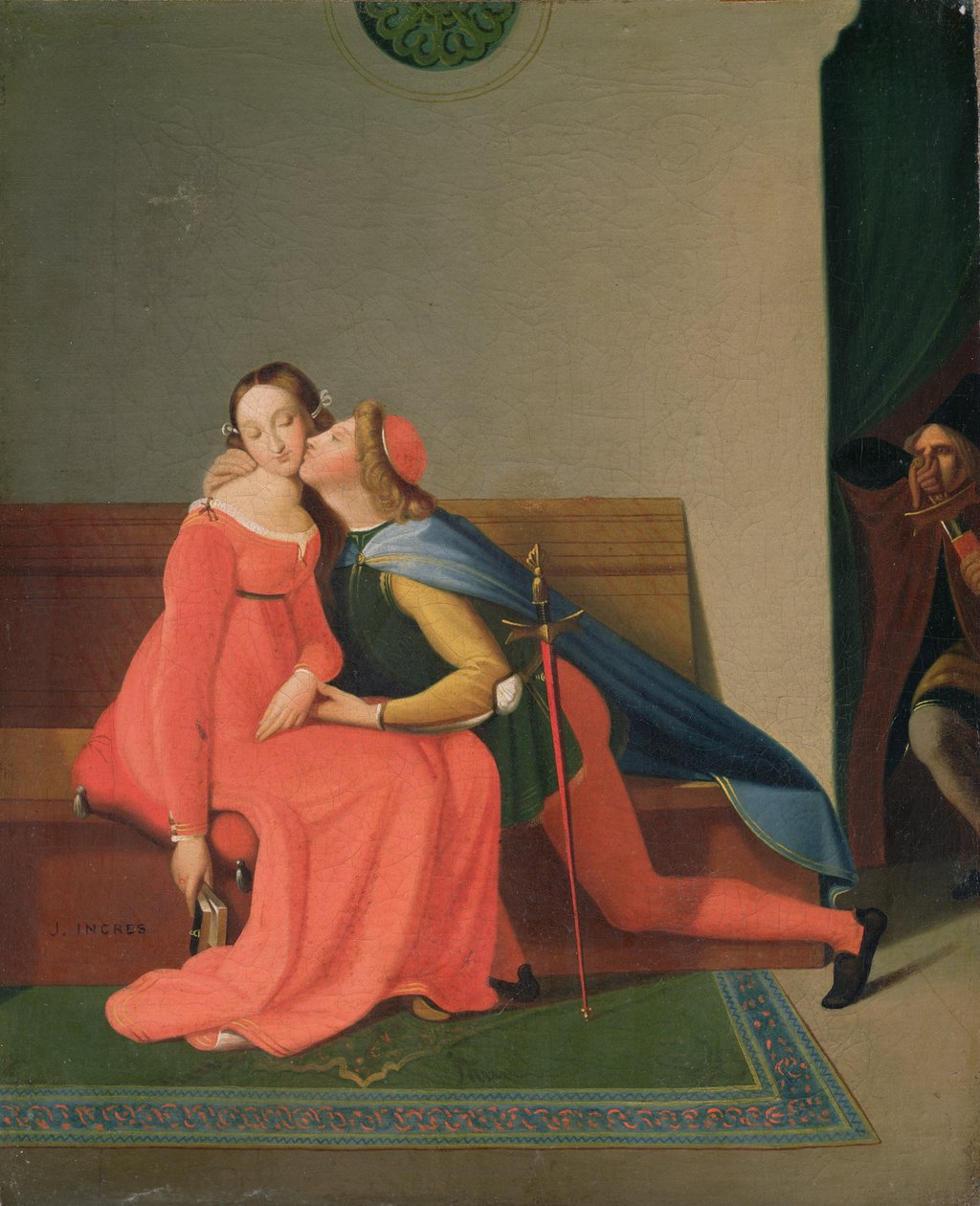 Paolo y Francesca de Jean Auguste Dominique Ingres