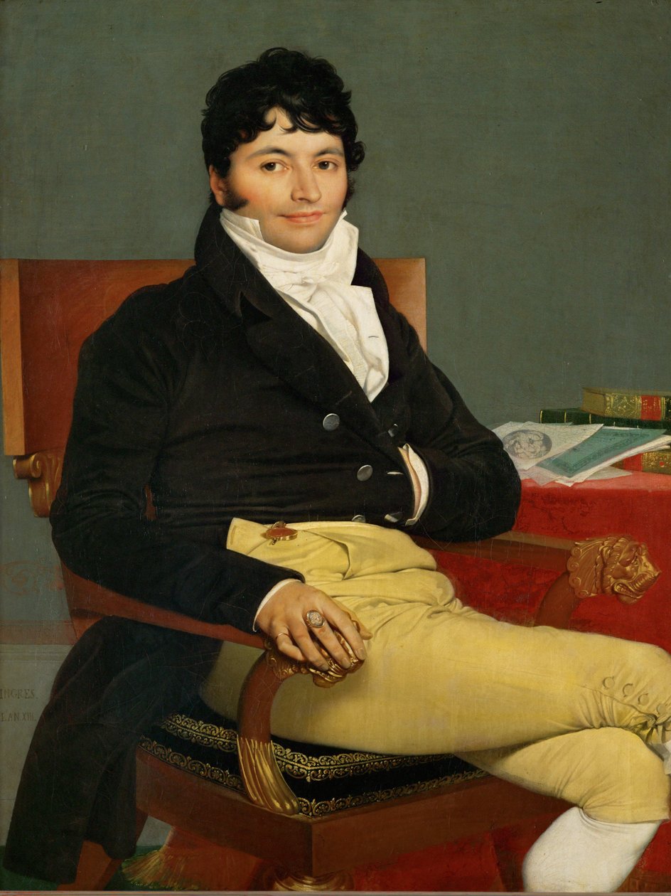 Philibert Riviere, maestro de peticiones en el Consejo del Rey ... de Jean Auguste Dominique Ingres