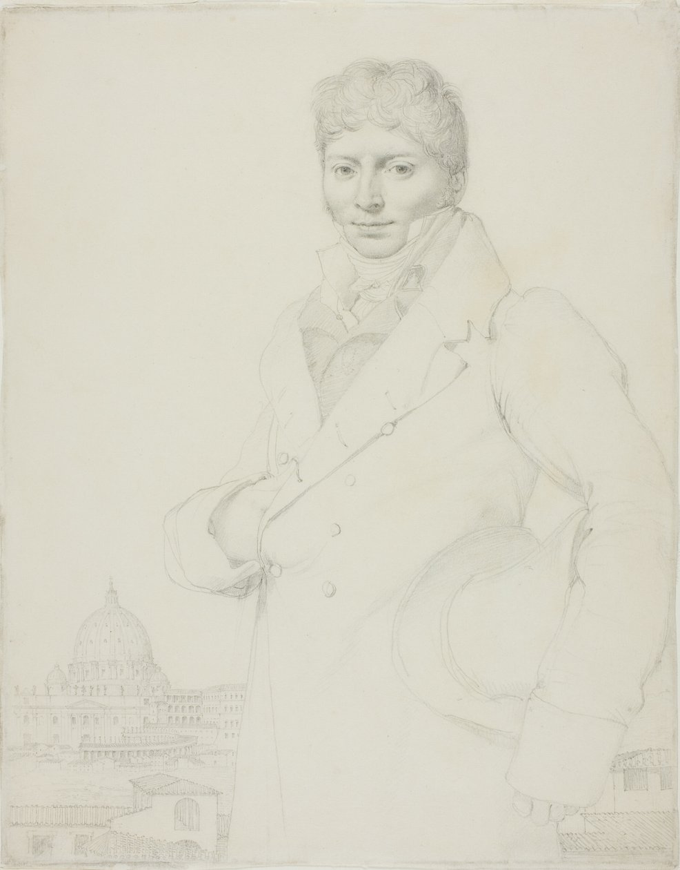 Retrato de Jean-Louis Robin de Jean Auguste Dominique Ingres