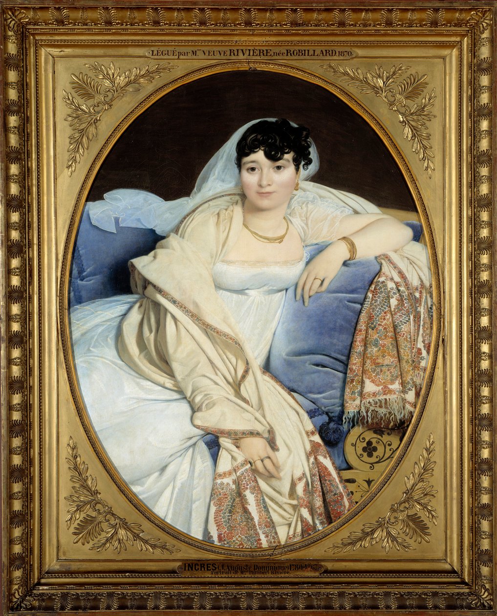 Retrato de Madame Riviere (1773-1848) esposa de Philibert Riviere de Jean Auguste Dominique Ingres