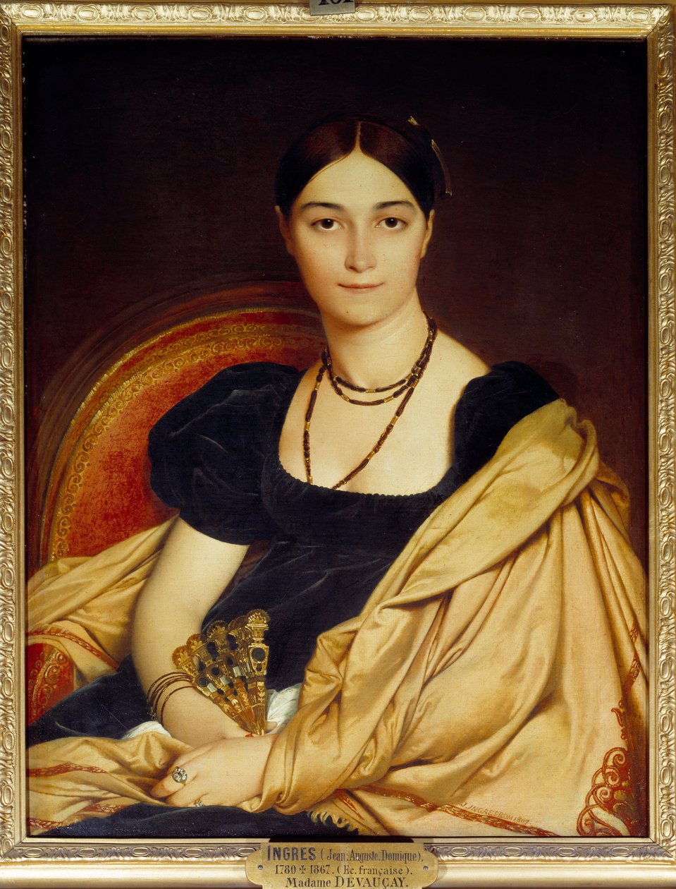 Retrato de Madame de Vaucay (o Devaucay) de soltera de Nittis de Jean Auguste Dominique Ingres