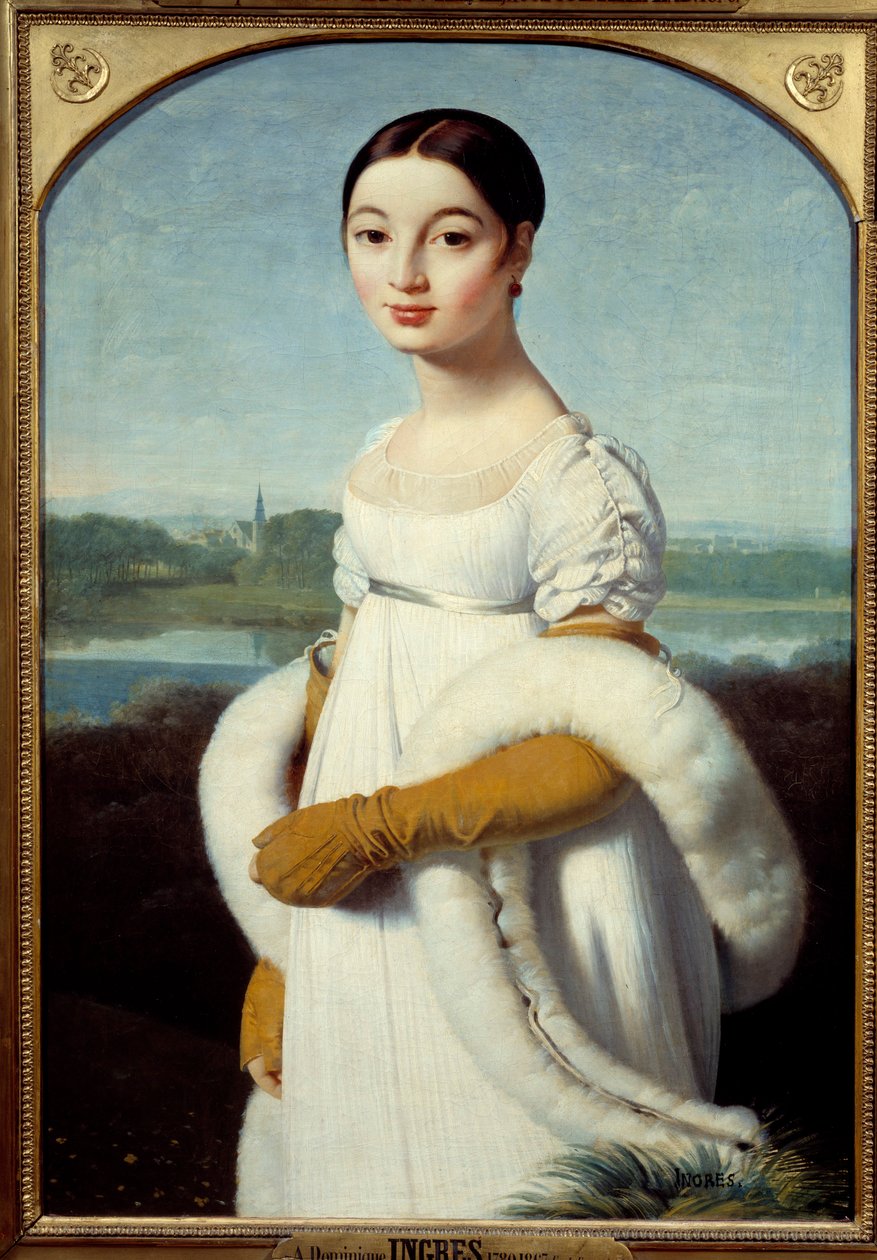 Retrato de Mademoiselle Caroline Riviere de Jean Auguste Dominique Ingres