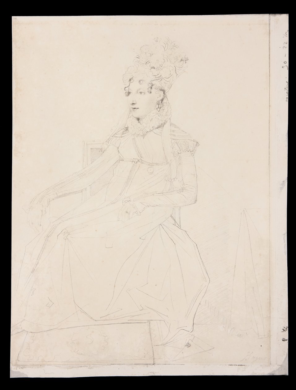 Retrato de la Reina Carolina Murat de Jean Auguste Dominique Ingres