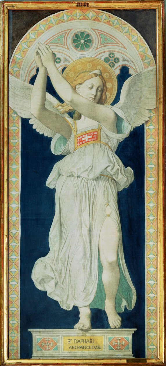 Rafael, Arcángel ... de Jean Auguste Dominique Ingres