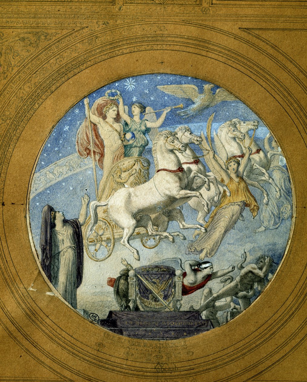 La apoteosis de Napoleón I de Jean Auguste Dominique Ingres