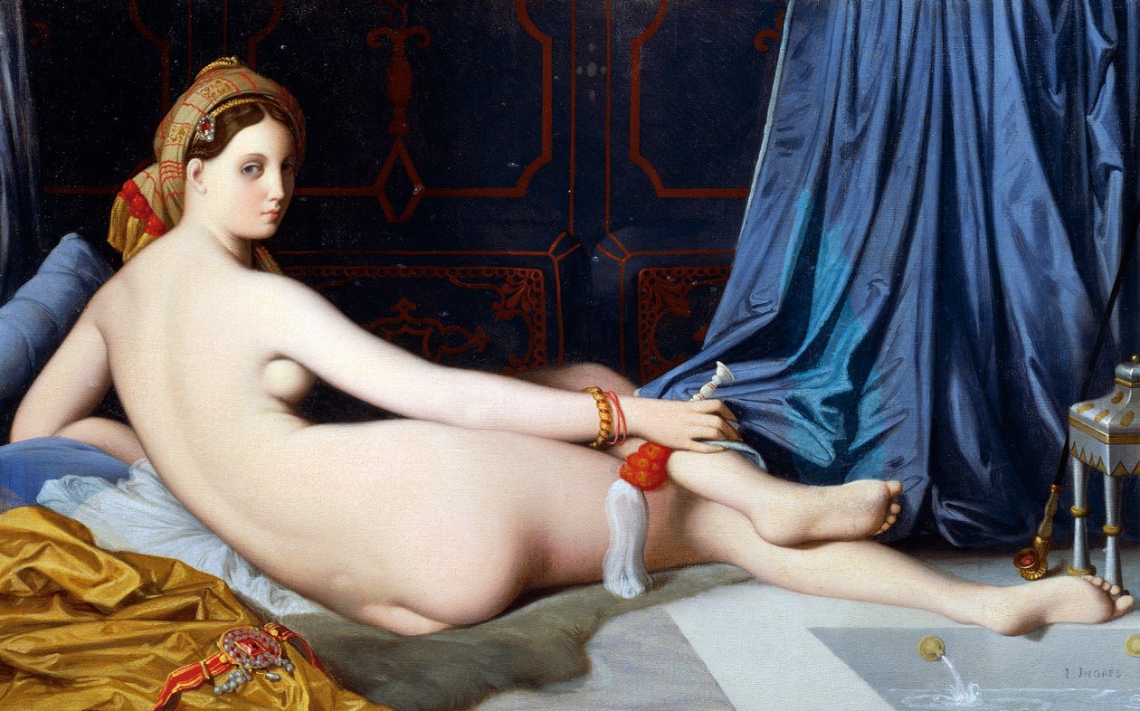 La Gran Odalisca de Jean Auguste Dominique Ingres