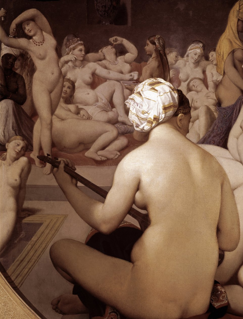 El baño turco, detalle de Jean Auguste Dominique Ingres