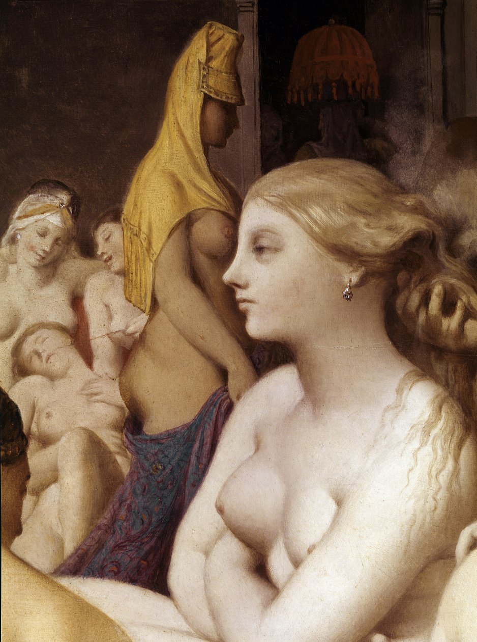 El baño turco (detalle) de Jean Auguste Dominique Ingres