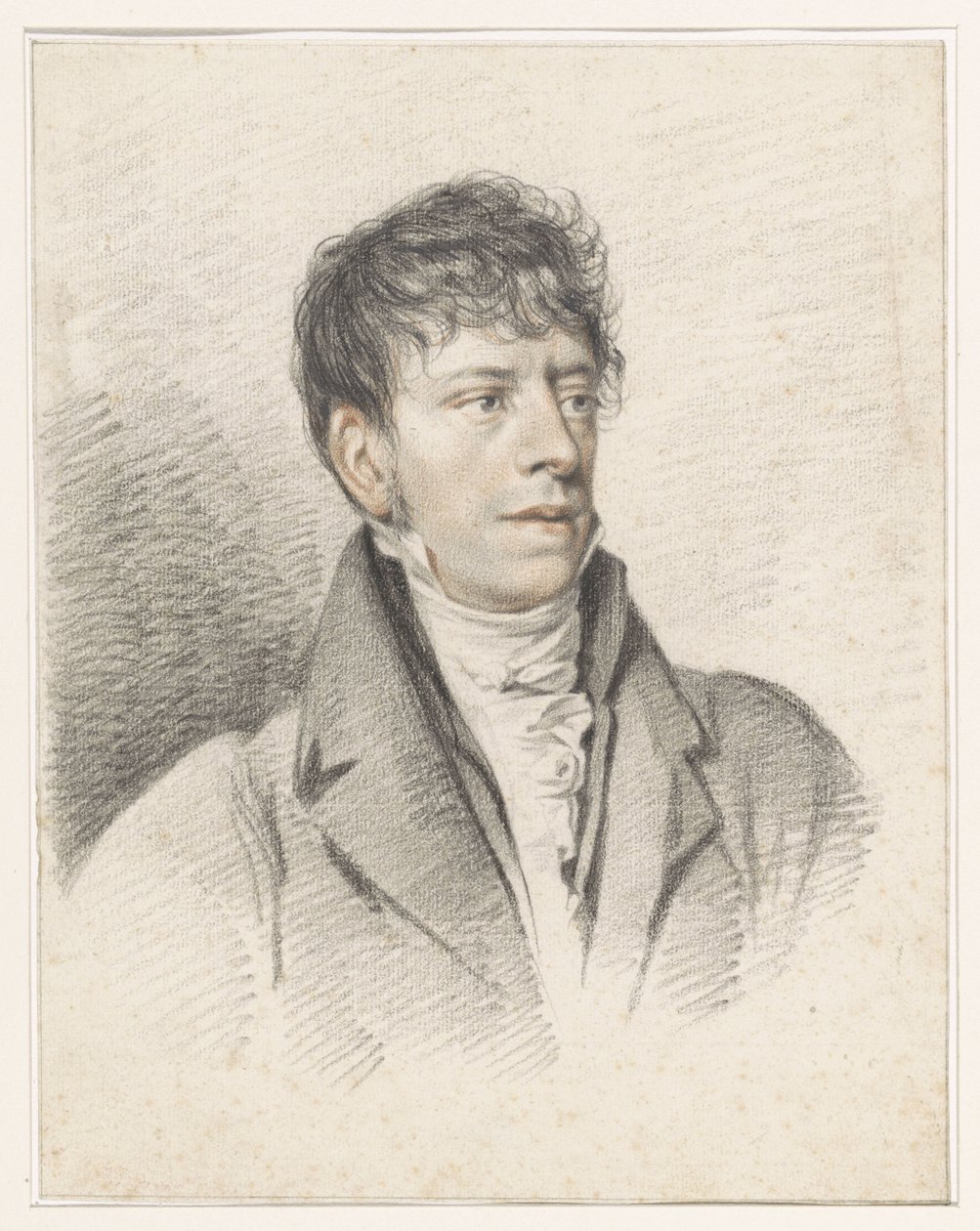 Retrato de Jan Hulswit de Jean Augustin Daiwaille