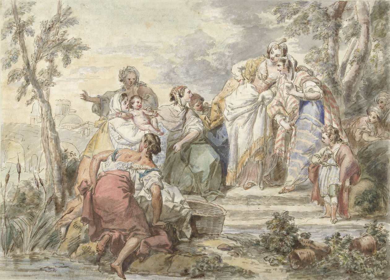 La invención de Moisés de Jean Baptist Leprince