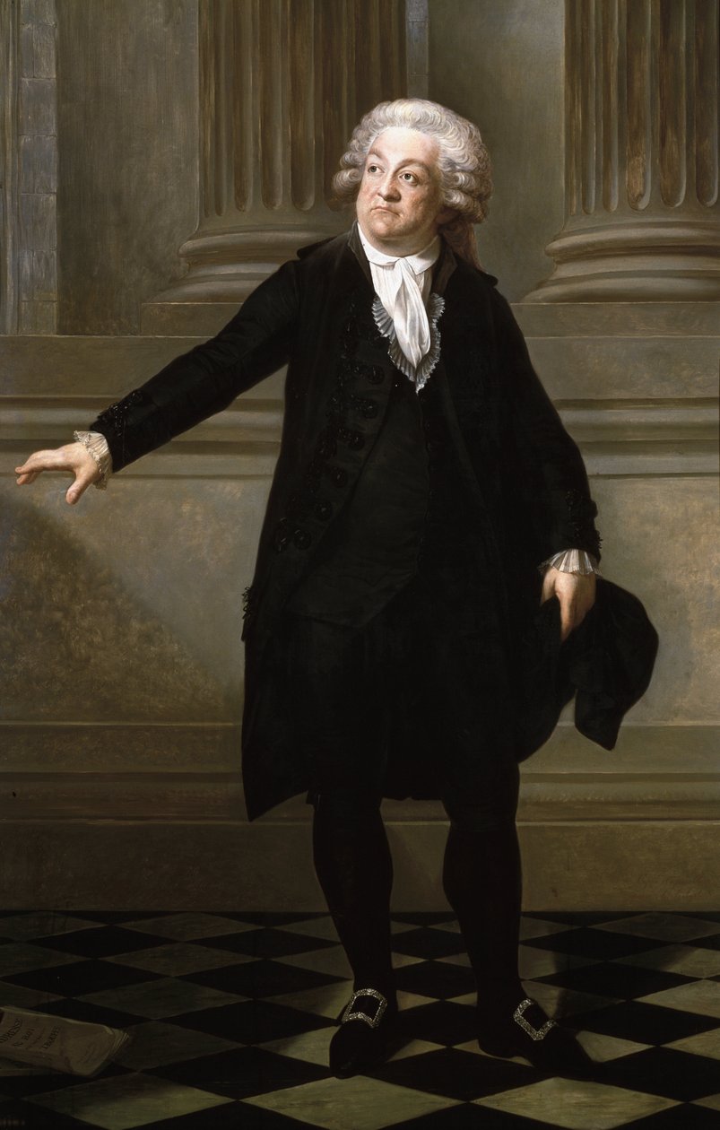 Retrato de Honore Gabriel Riqueti, Conde de Mirabeau (óleo sobre lienzo de Jean Baptiste Adolphe Gibert