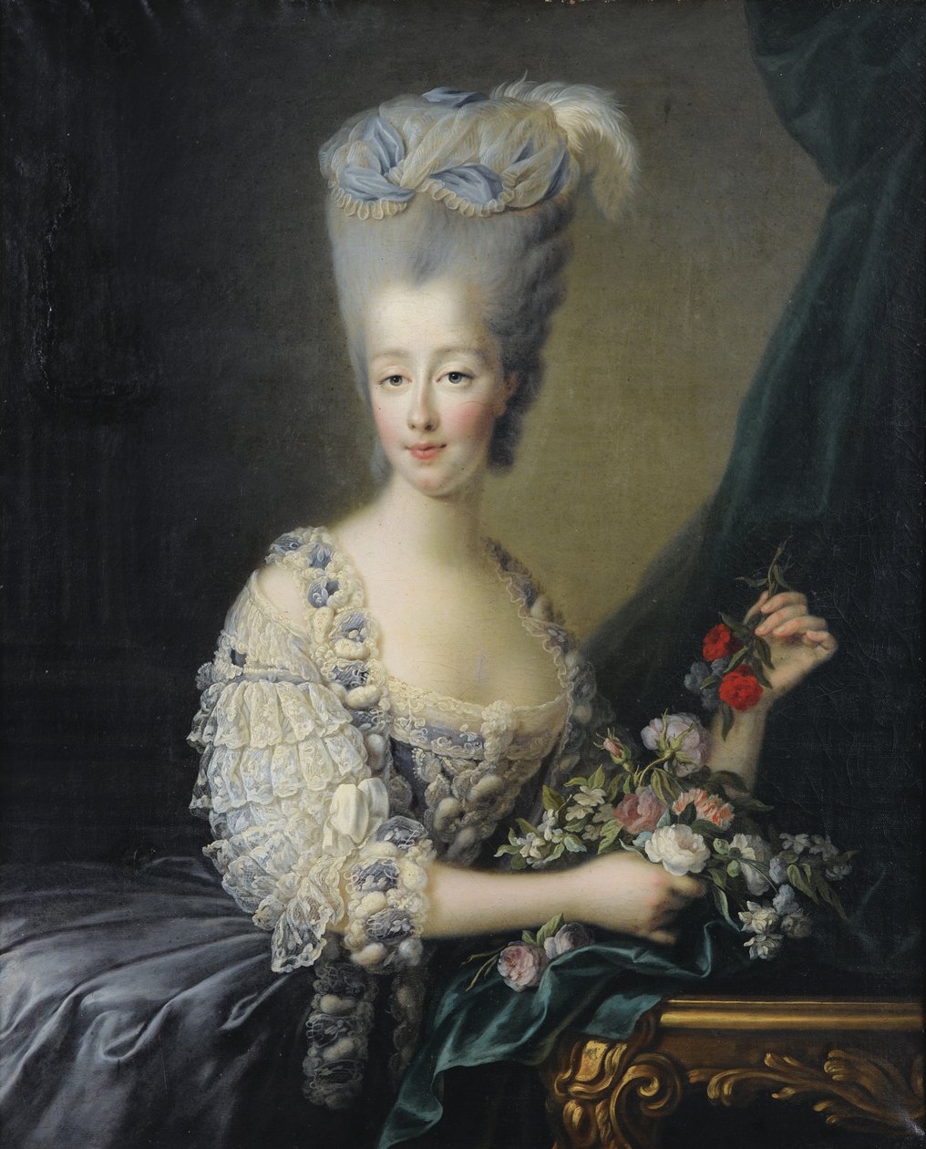 Princesa María Teresa de Saboya 1756-1805, Condesa de Artois de Jean Baptiste André Gautier Dagoty