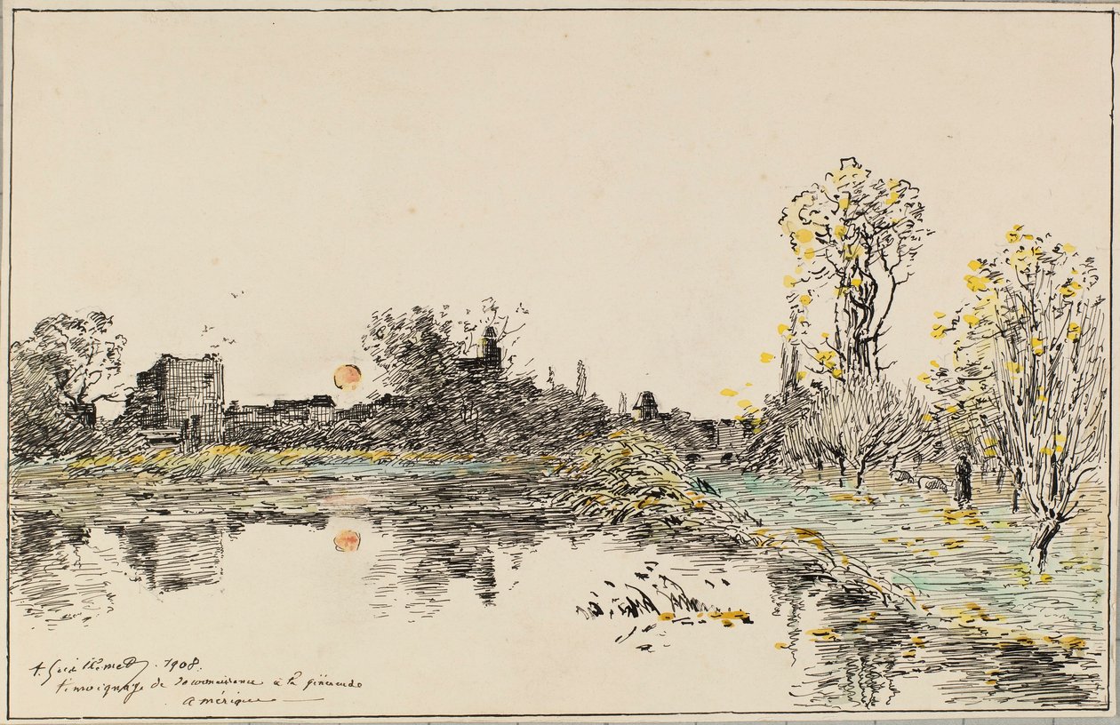 Paisaje de Jean Baptiste Antoine Guillemet