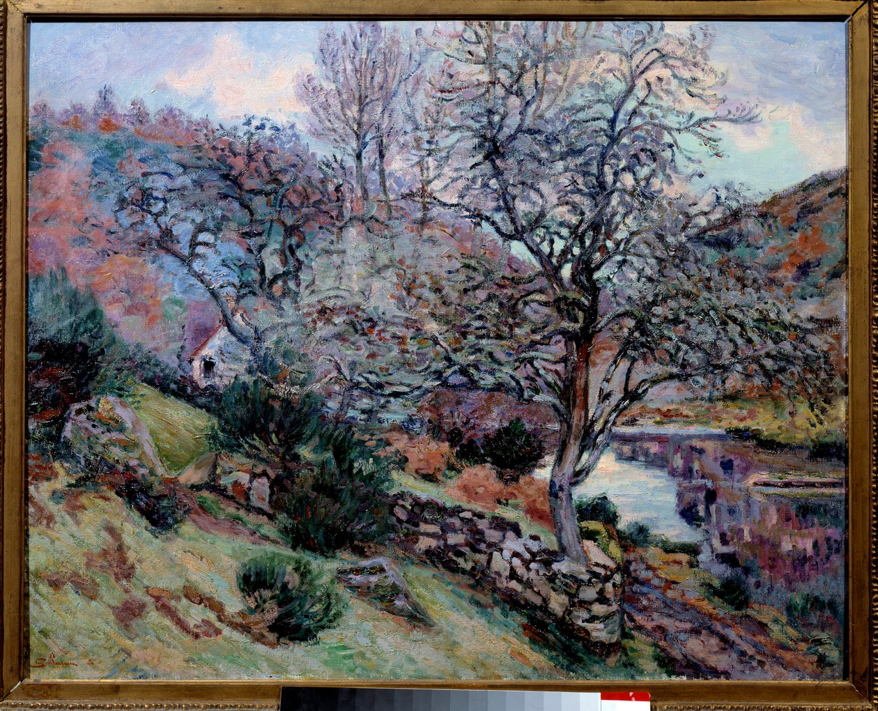 Crozan, la Roca del Eco. Pintura de Jean Baptiste Armand (1841-1927) de Jean Baptiste Armand Guillaumin
