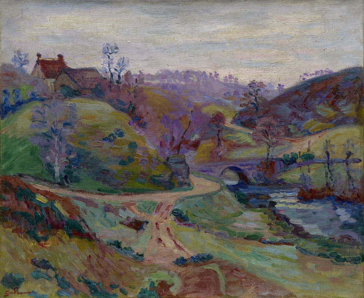 Crozant, Puente Charraud, 1903 de Jean Baptiste Armand Guillaumin