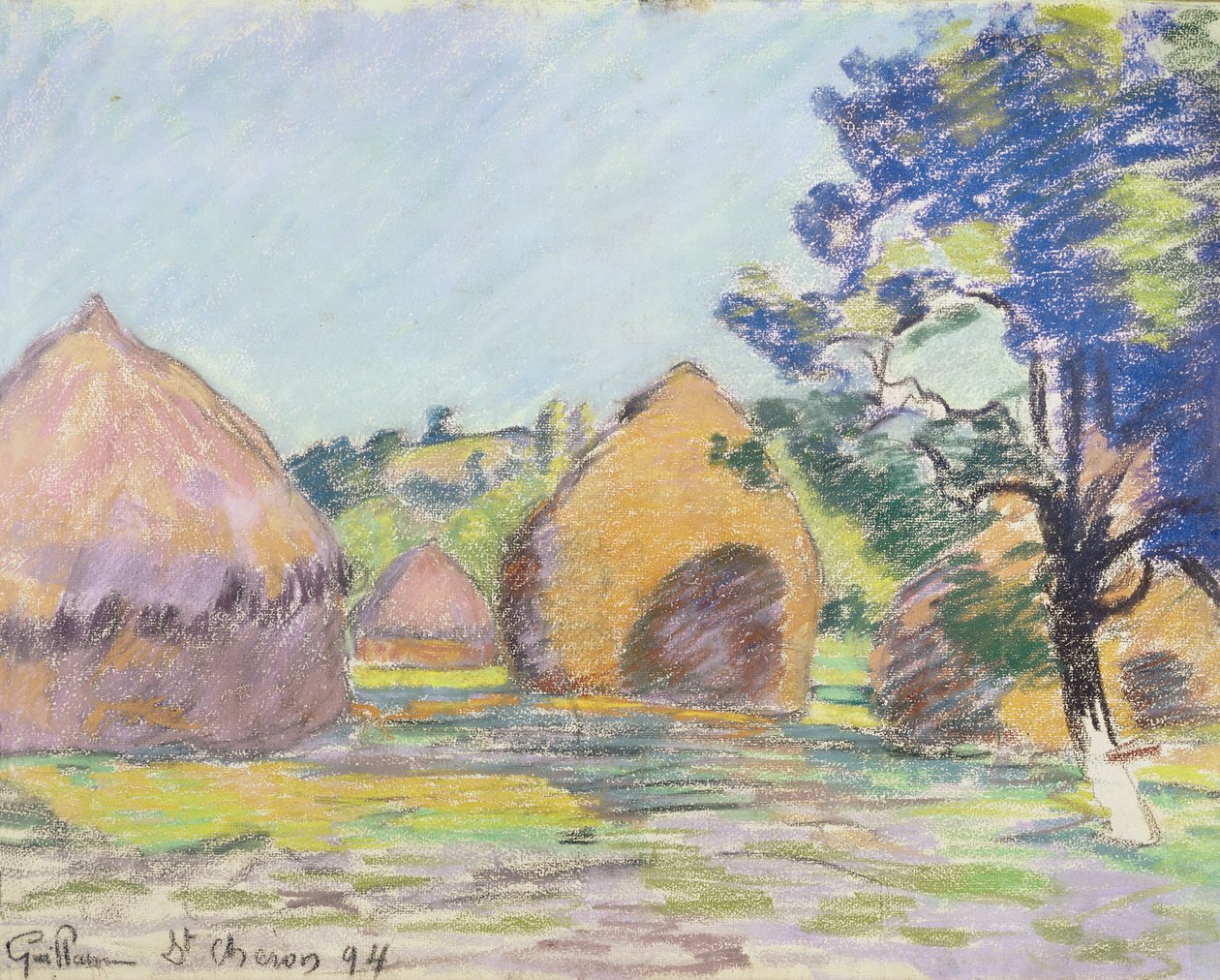 Pajares en Saint-Cheron de Jean Baptiste Armand Guillaumin