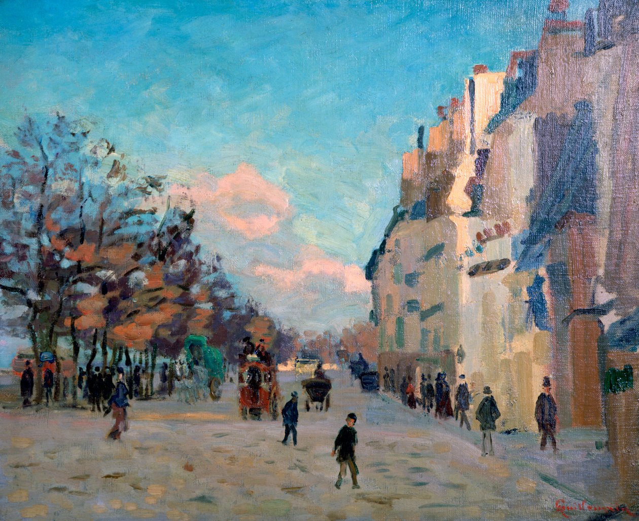 La Place Valhubert, París, c1860-1927 de Jean Baptiste Armand Guillaumin