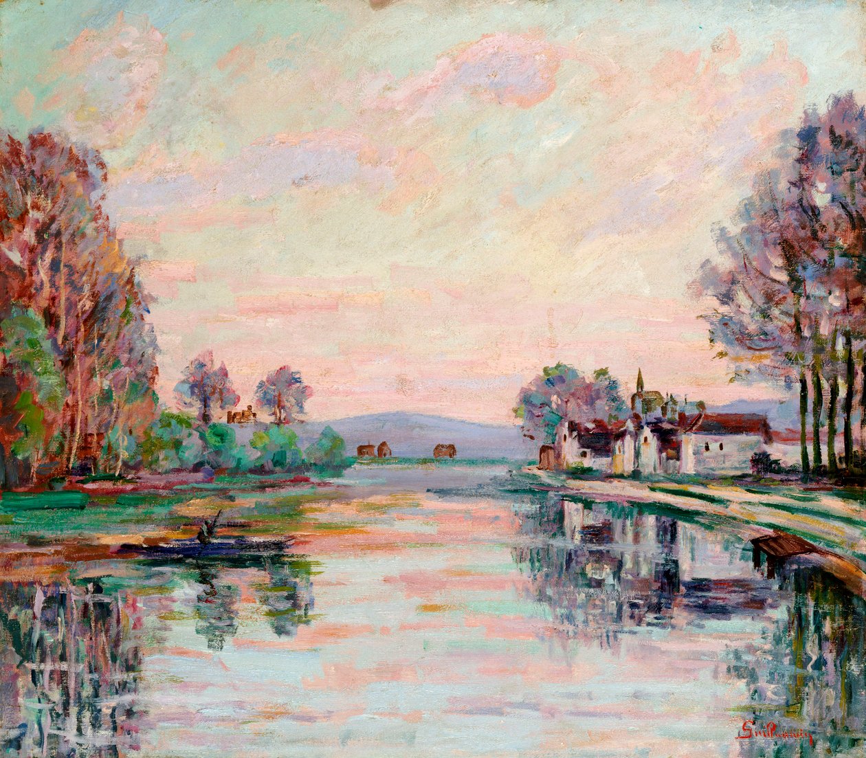 El Sena en Samois, c.1900 de Jean Baptiste Armand Guillaumin