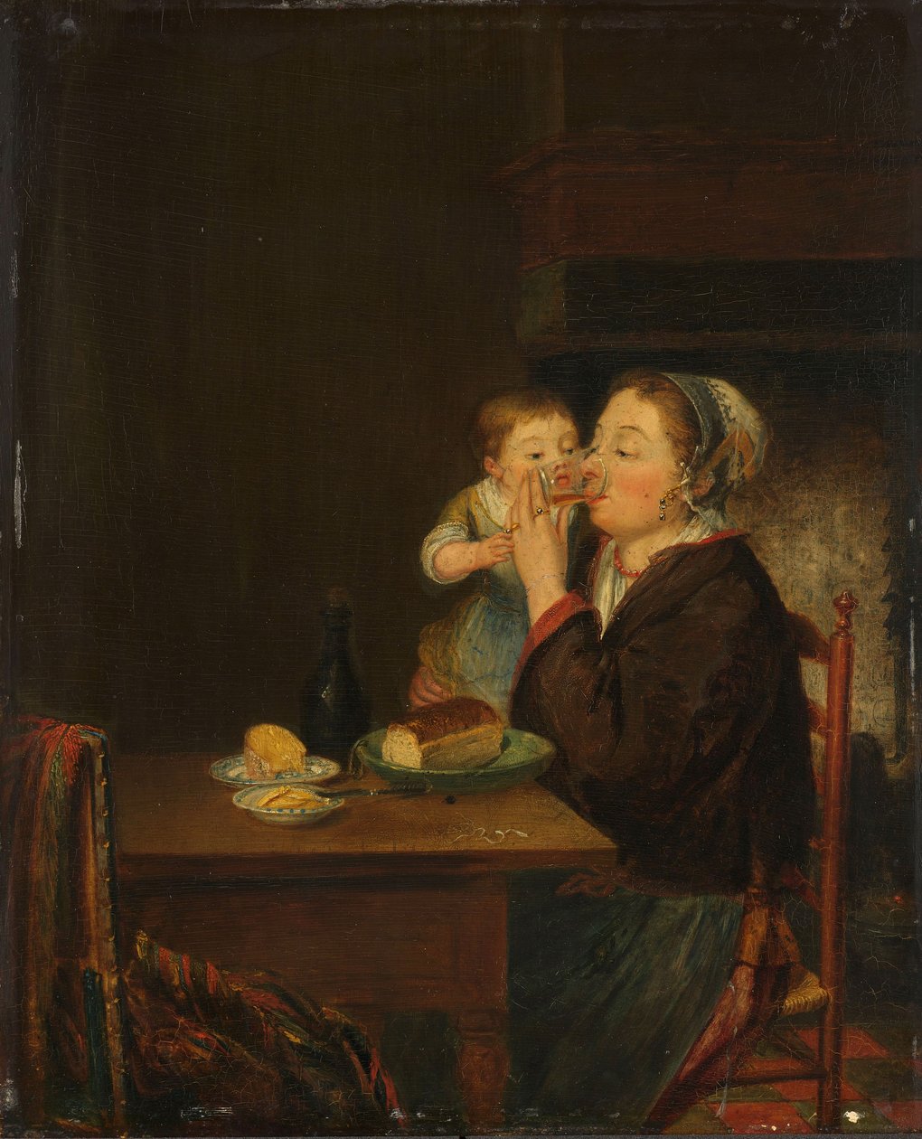 Una madre y su hijo, 1794 de Jean Baptiste Bernard Coclers