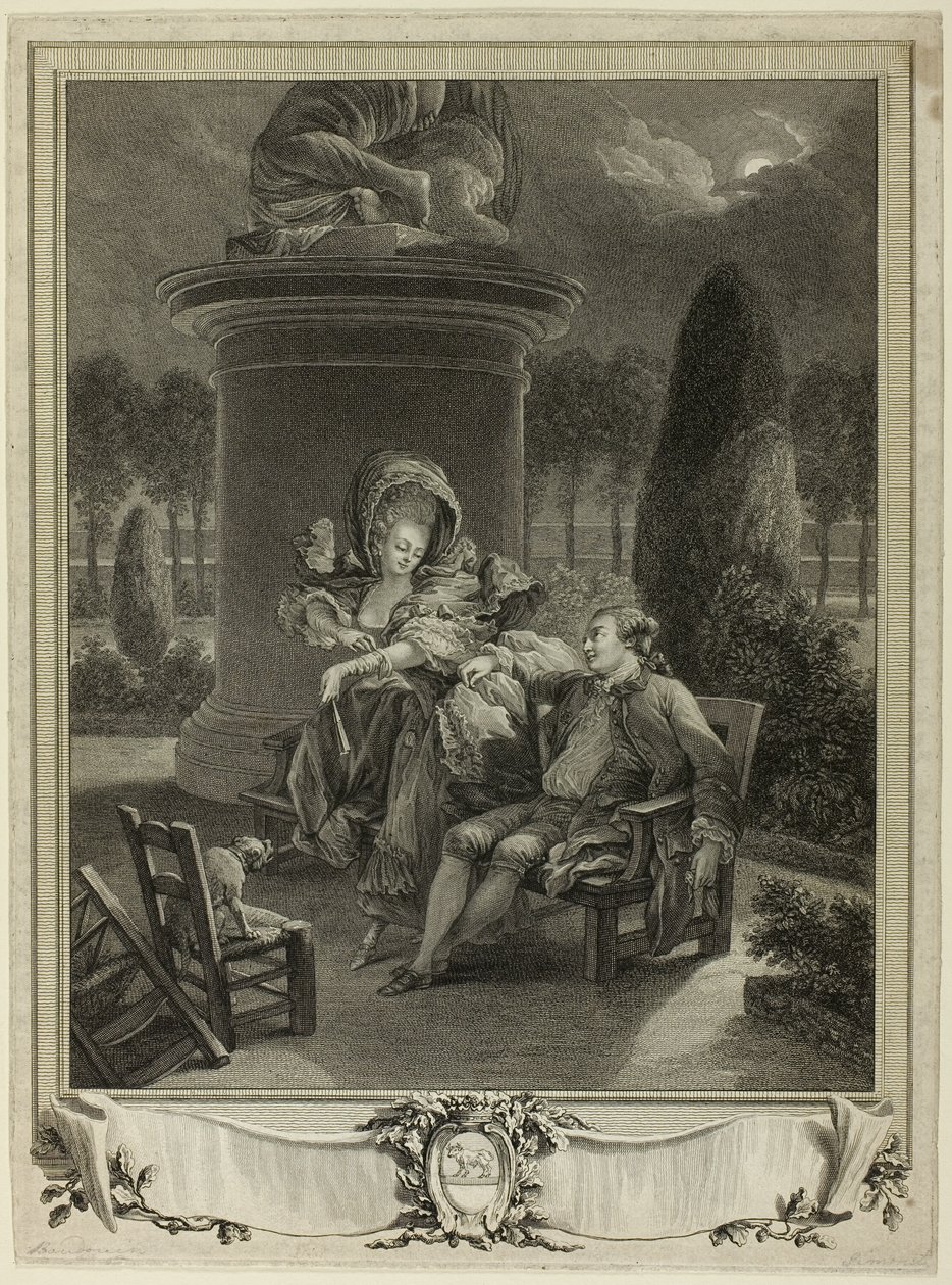 Velada en las Tullerías de Jean Baptiste Blaise Simonet