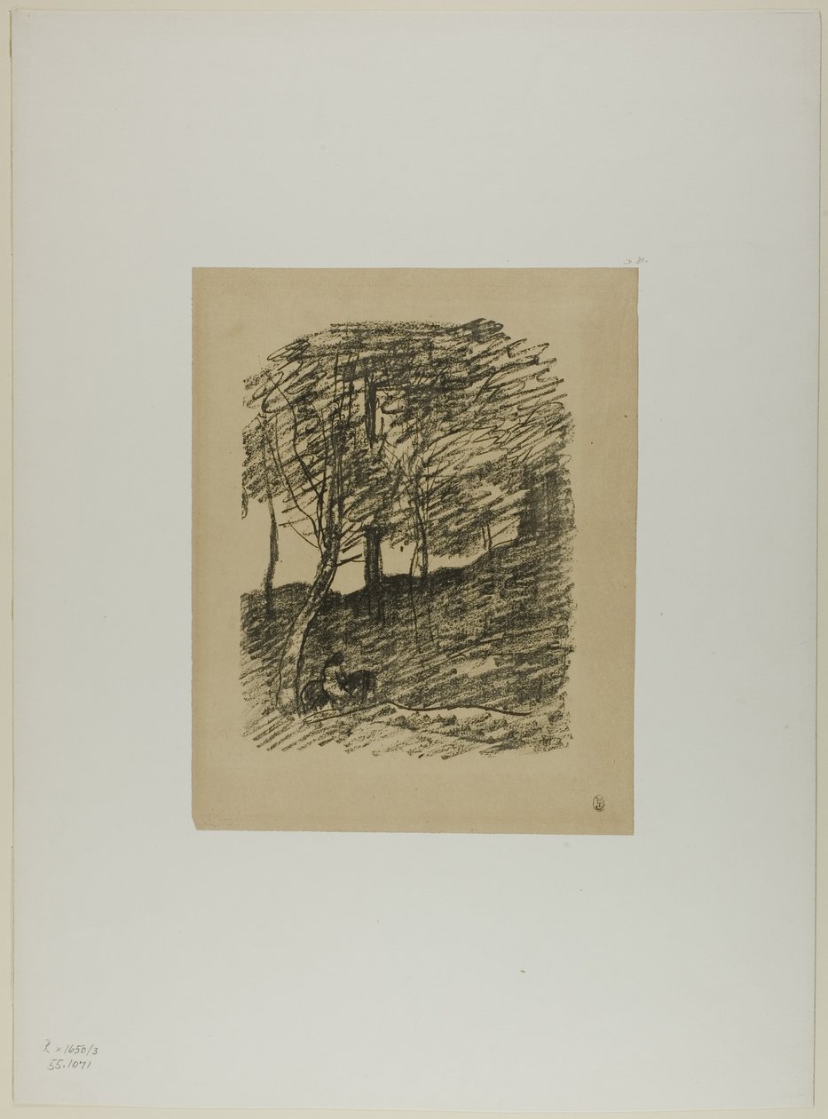 Bajo los árboles de Jean Baptiste Camille Corot