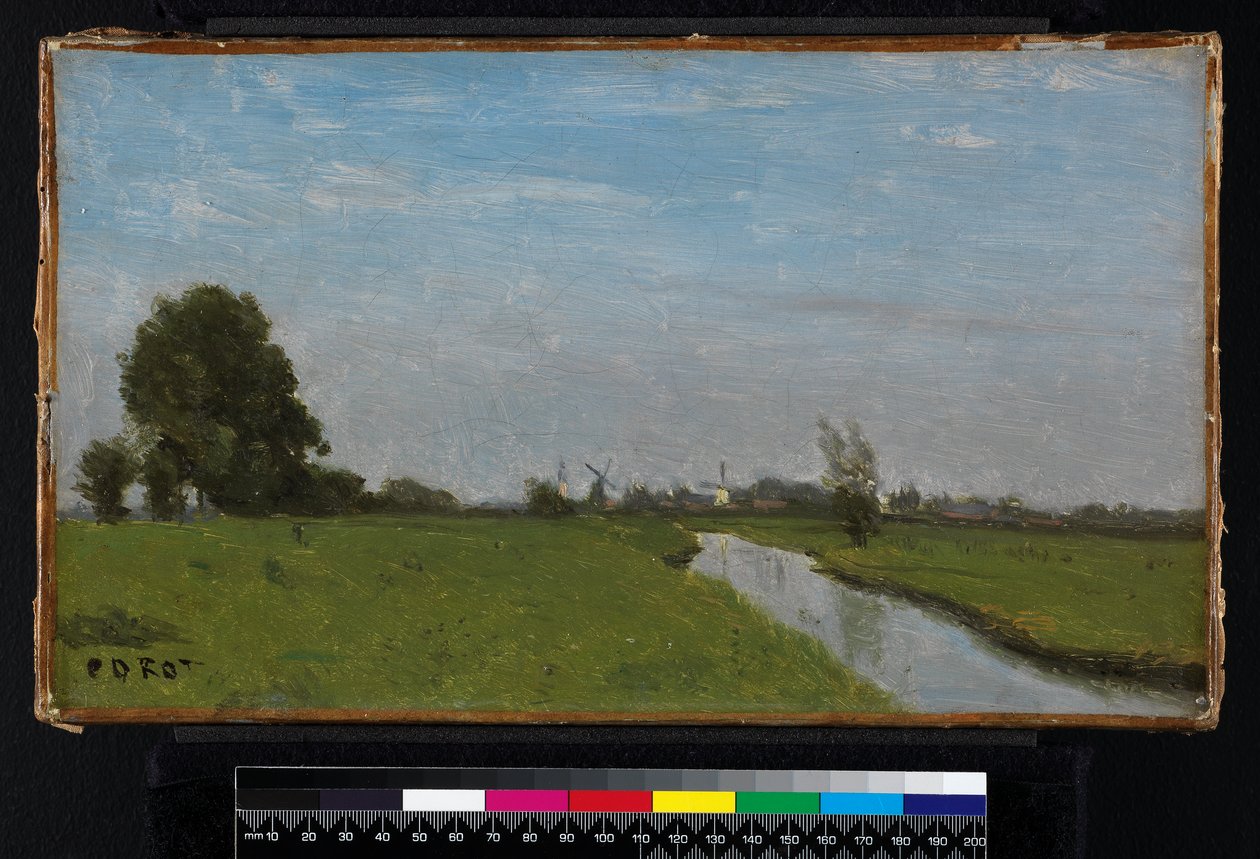 Paisaje holandés en Holanda, 1854 de Jean Baptiste Camille Corot