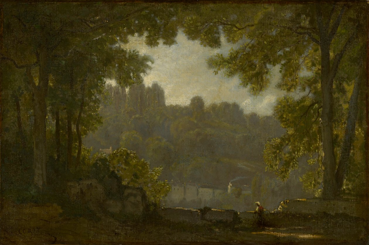 paisaje forestal de Jean Baptiste Camille Corot