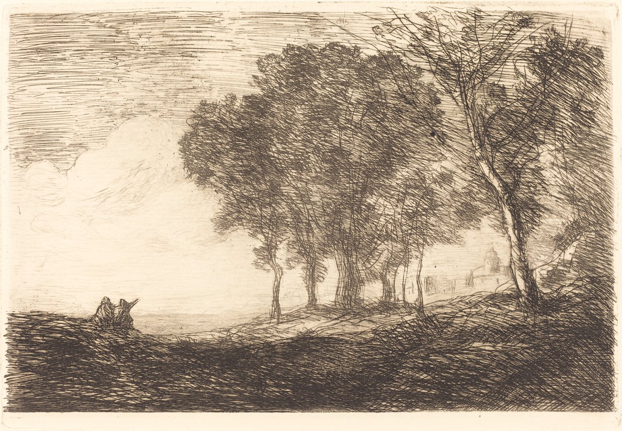 Paisaje Italiano de Jean Baptiste Camille Corot
