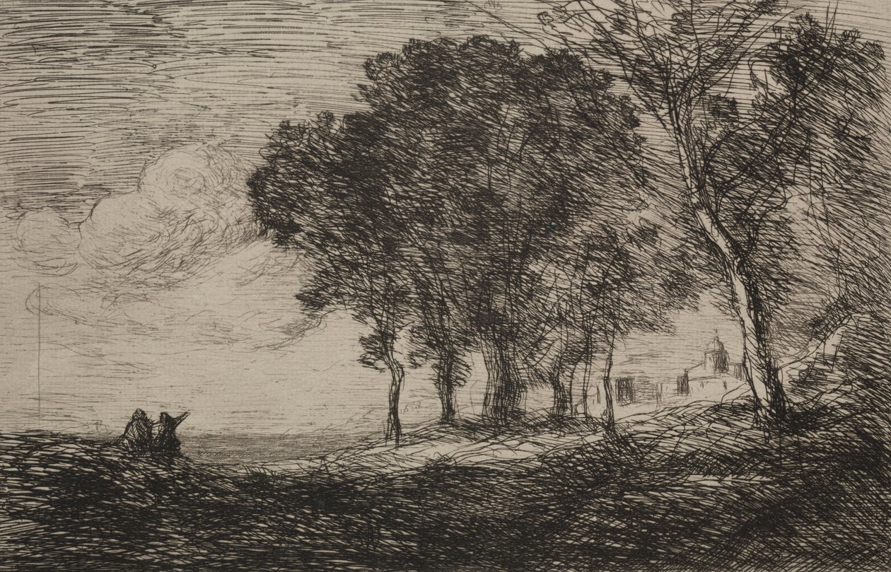 Paisaje italiano, c. 1865 de Jean Baptiste Camille Corot