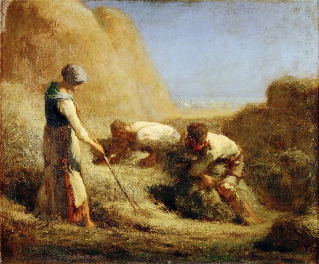 Jean-Baptiste-Camille Corot, 1850-51 - Los henificadores de Jean Baptiste Camille Corot