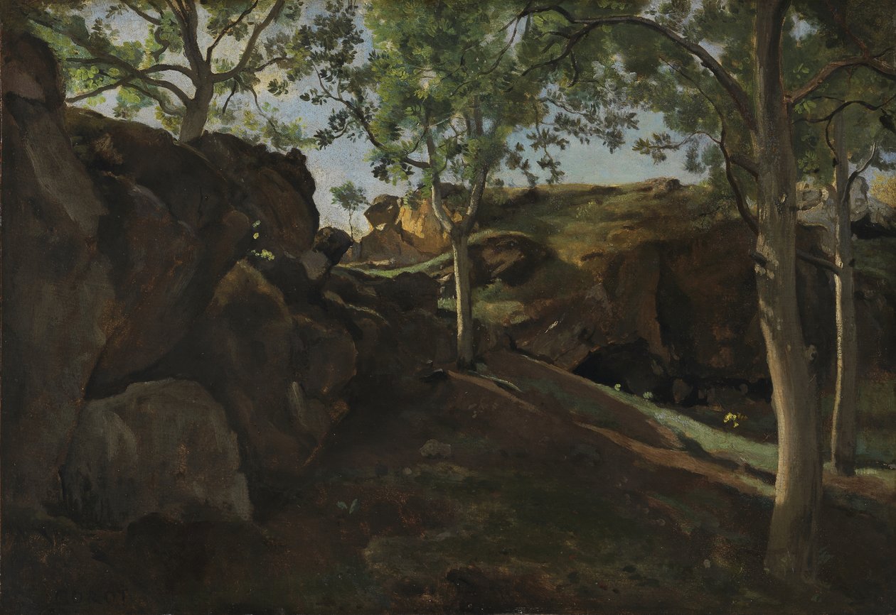 La Châtaigneraie de Jean Baptiste Camille Corot