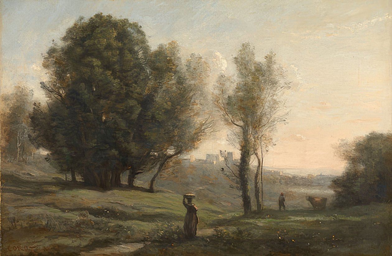 Paisaje. Alrededor de 1872 de Jean Baptiste Camille Corot