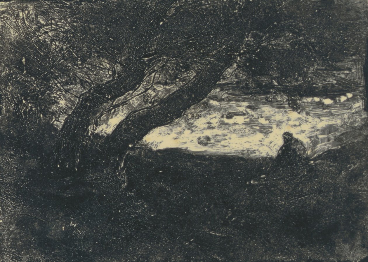 El soñador de Jean Baptiste Camille Corot
