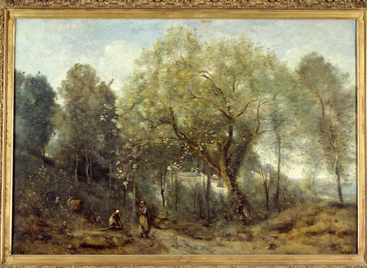 El catalpa, recuerdo de la ciudad de Avray de Jean Baptiste Camille Corot