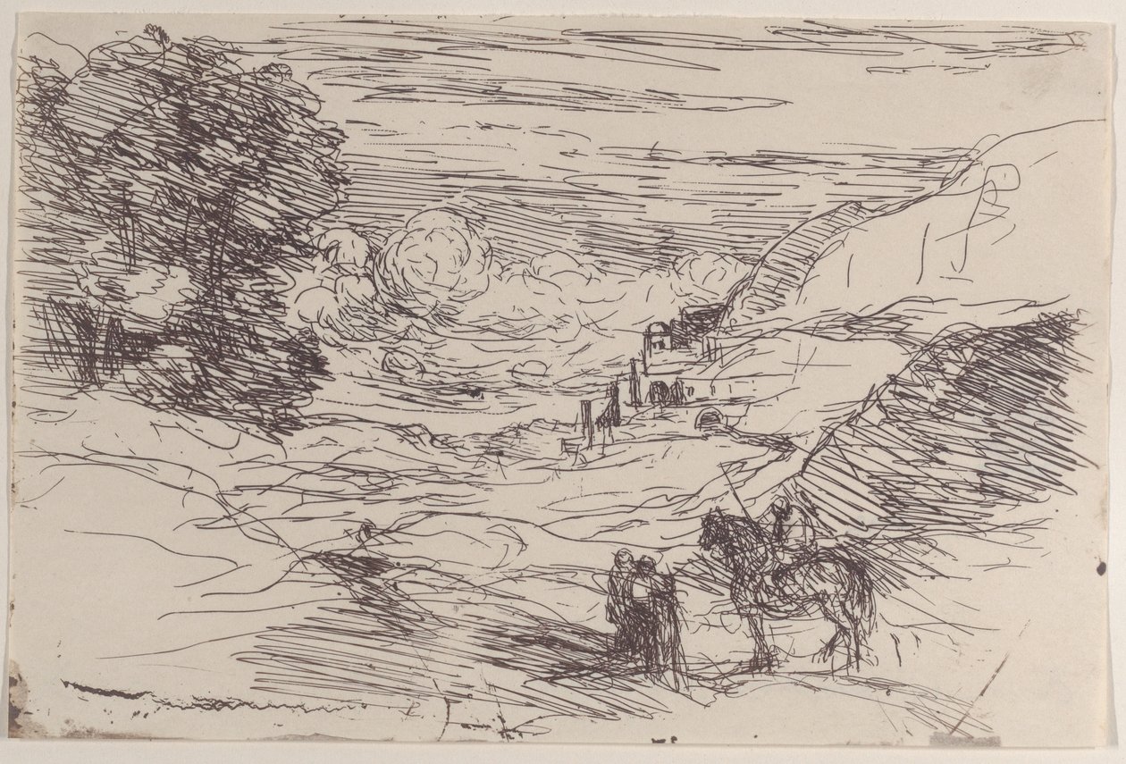 Los Paladines de Jean Baptiste Camille Corot