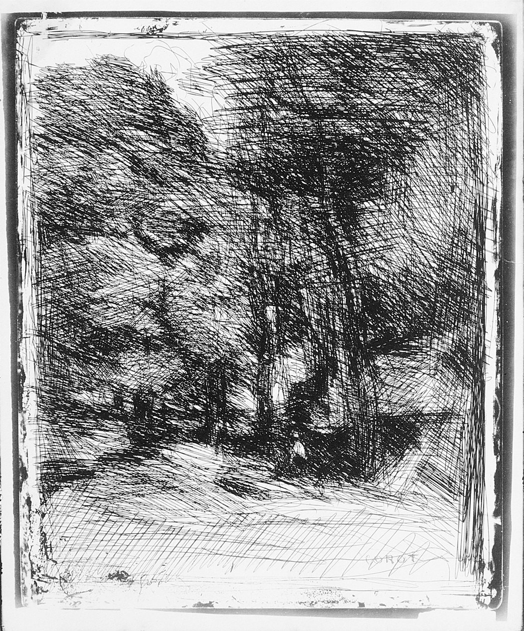 Memoria de Bas Brhaut, 1858 de Jean Baptiste Camille Corot