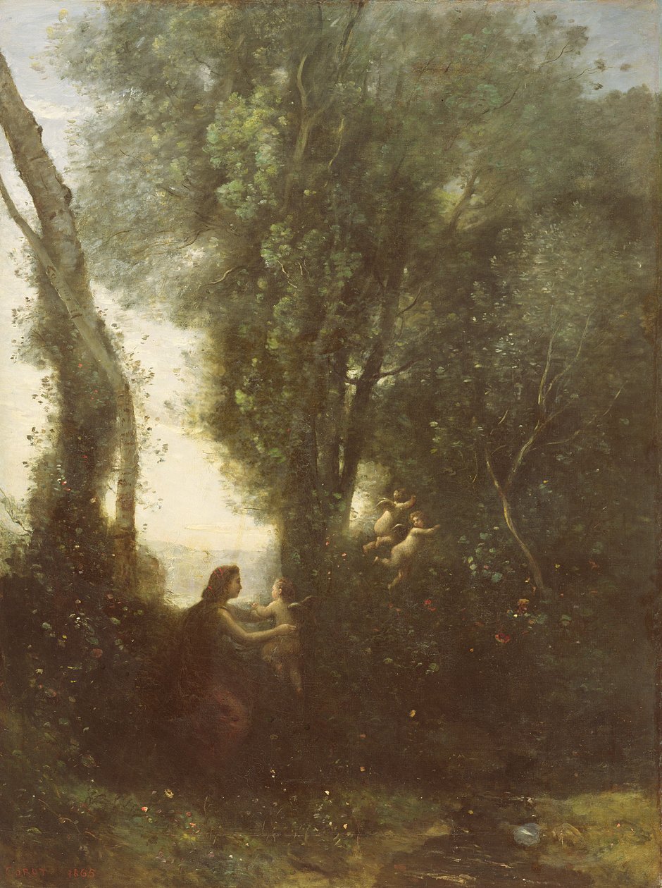 Mañana, 1865 de Jean Baptiste Camille Corot