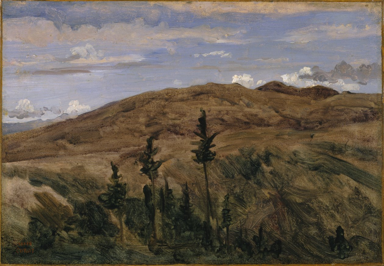 Montañas en Auvernia, 1841-42 de Jean Baptiste Camille Corot