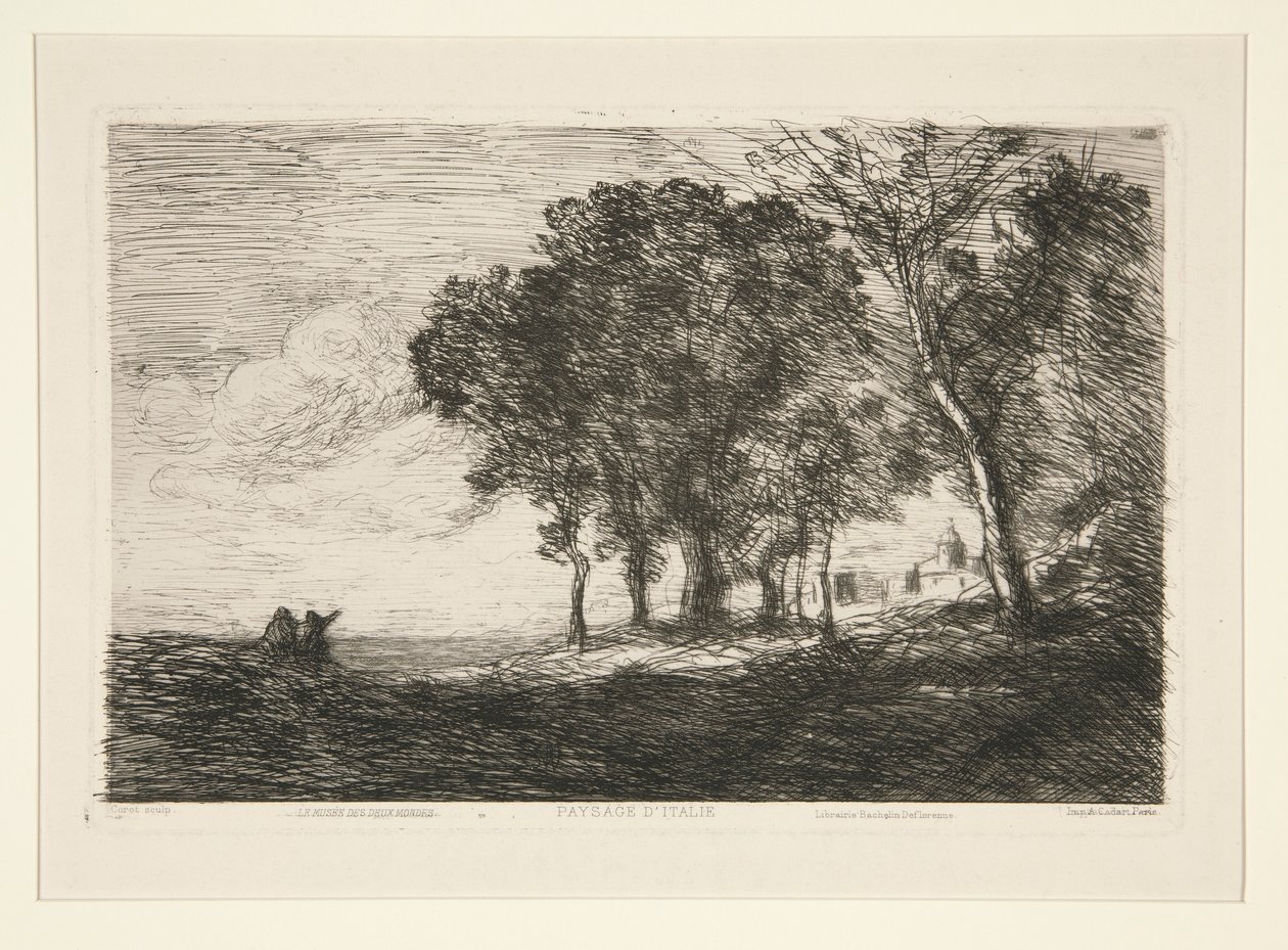 paisaje de de Jean Baptiste Camille Corot