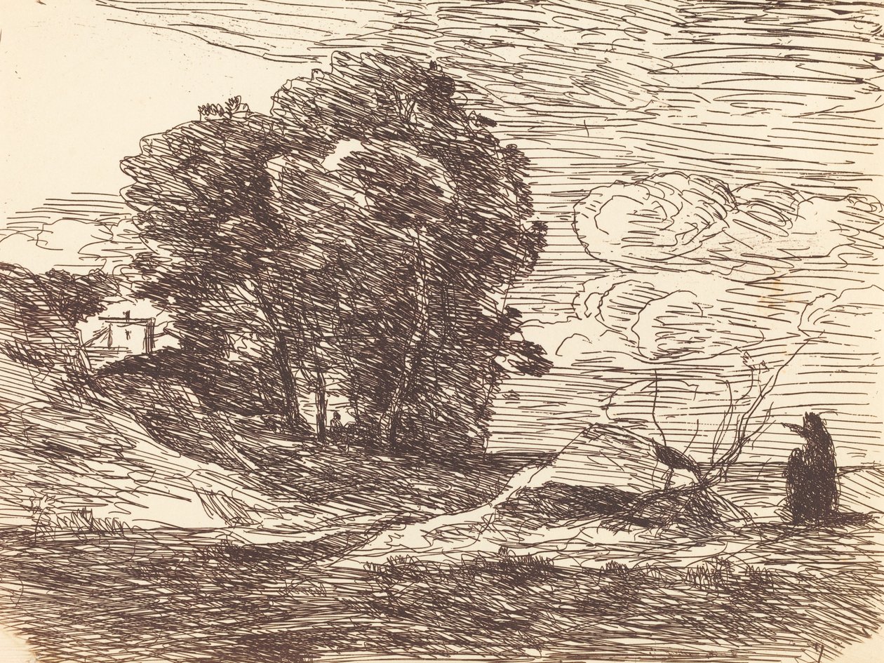 La morada del poeta de Jean Baptiste Camille Corot
