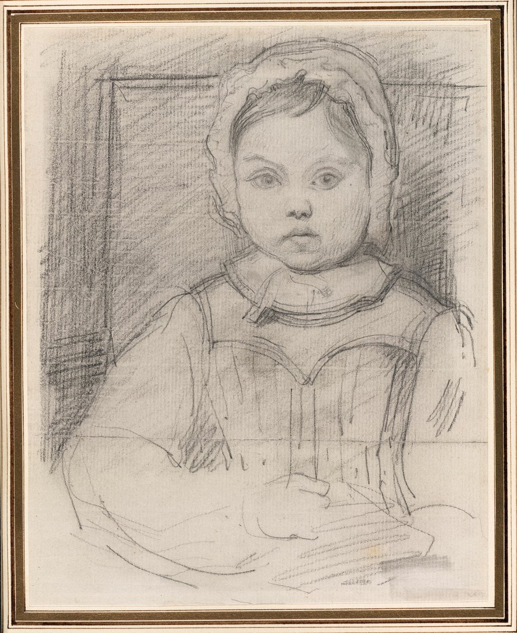 Retrato de Louis Robert, 3 años de Jean Baptiste Camille Corot