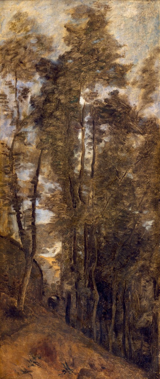 Recuerdo de las fortificaciones de Arras, por Jean-Baptiste-Camille Corot (1796-1875). de Jean Baptiste Camille Corot