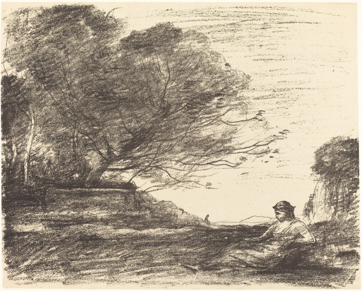 Safo, 1871 de Jean Baptiste Camille Corot