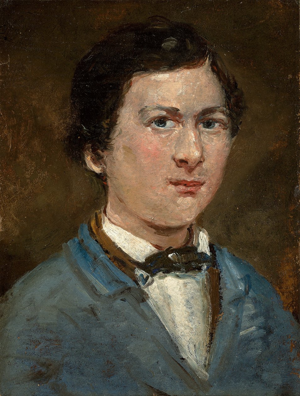 Autorretrato, c.1818-1821 de Jean Baptiste Camille Corot
